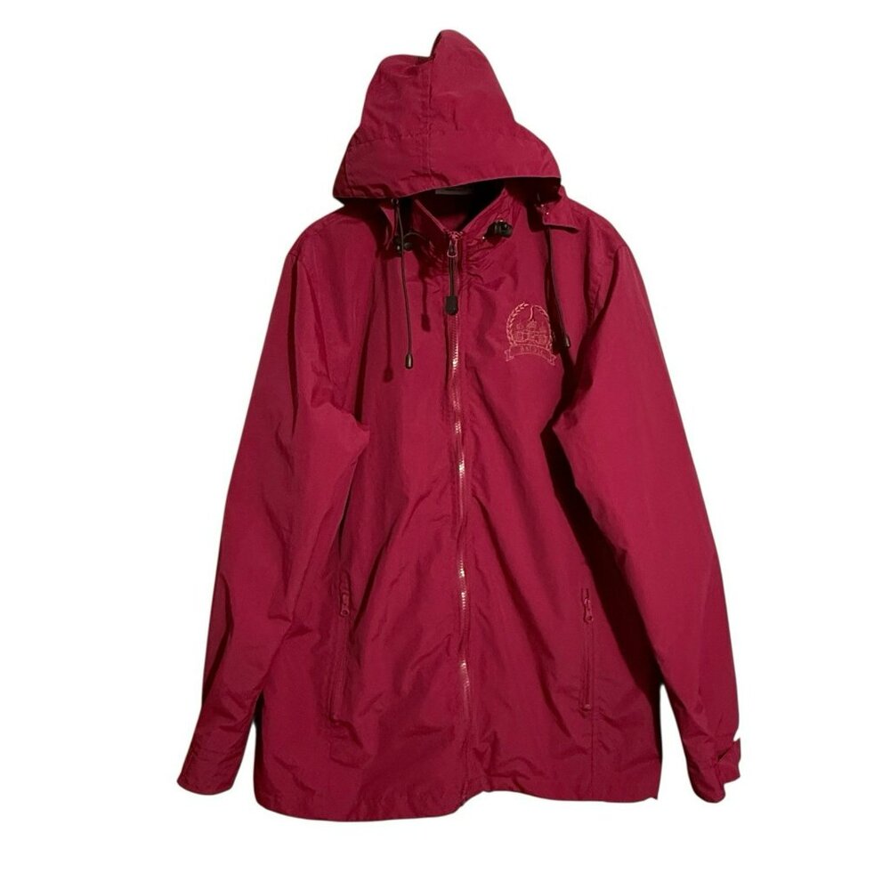Ncl Norwegian Cruise Baltic Windbreaker Hoodie Jacket Size M Zip Pocket Souvenir